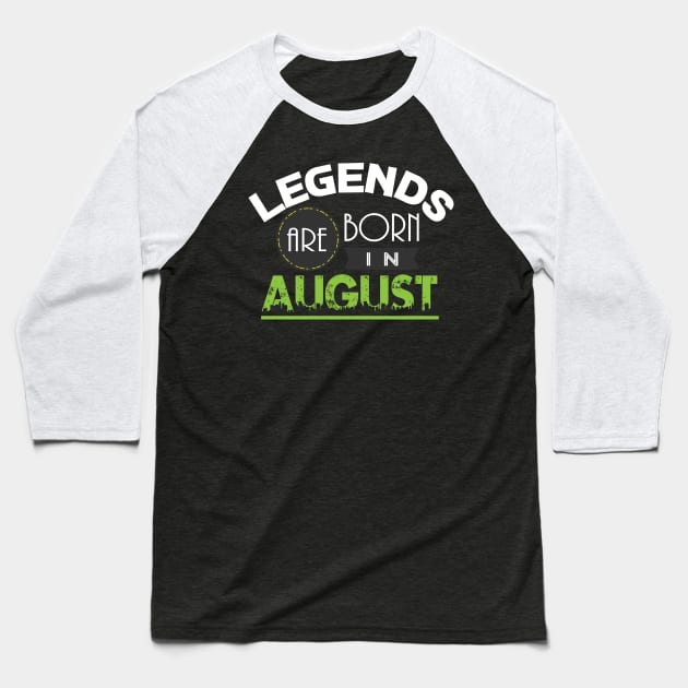 August Baseball T-Shirt by worshiptee